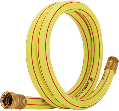 Lead-in Blue Garden Hose 3/4 in. x 15 ft. - No Kink, Leak Free, Flexible, Male to Female Fittings - Heavy Duty Lightweight PVC Water Hose -150PSI Work & 500PSI Burst, for Reel Cart & Commercial Use