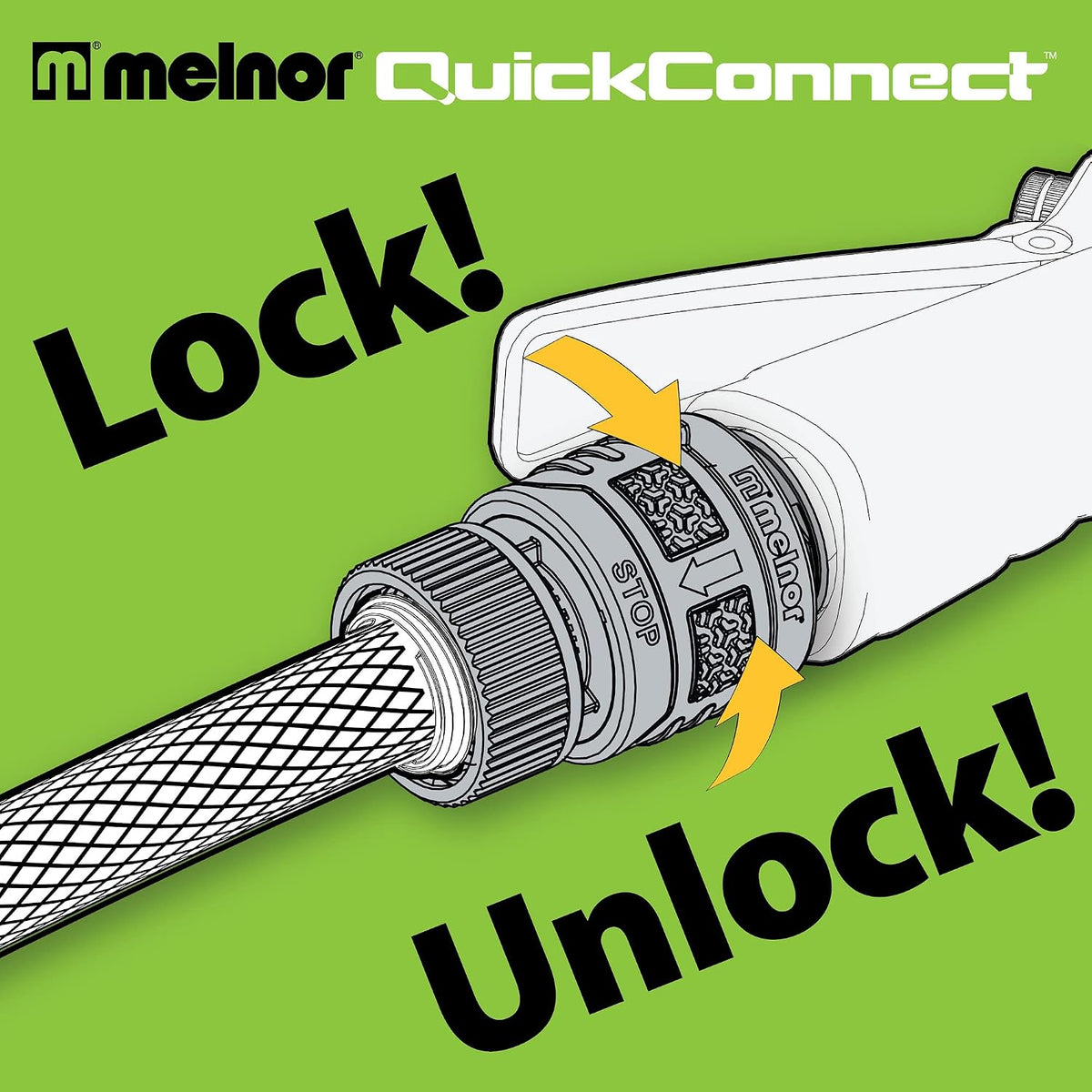 65175AMZ 6 Piece Quick Connect Starter Set Connector Bundle, Product Adapter, Product End Connector, Black, Grey
