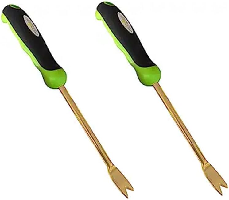 Dandelion Weeder Tool with Ergonomic Handle - Stainless Steel Weed Puller for Planting, Weeding, Flower and Vegetable Care in Lawn Garden Yard | Rust Resistant