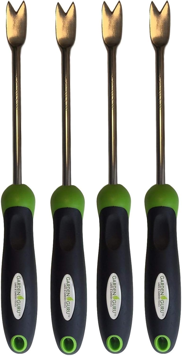 Dandelion Weeder Tool with Ergonomic Handle - Stainless Steel Weed Puller for Planting, Weeding, Flower and Vegetable Care in Lawn Garden Yard | Rust Resistant