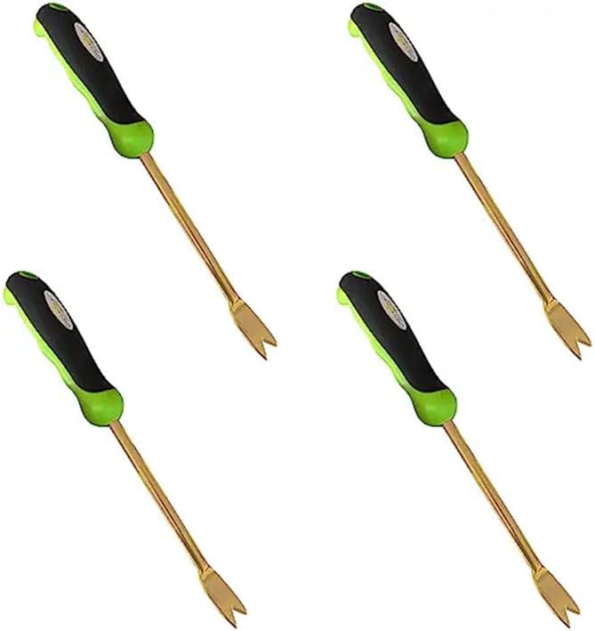 Dandelion Weeder Tool with Ergonomic Handle - Stainless Steel Weed Puller for Planting, Weeding, Flower and Vegetable Care in Lawn Garden Yard | Rust Resistant