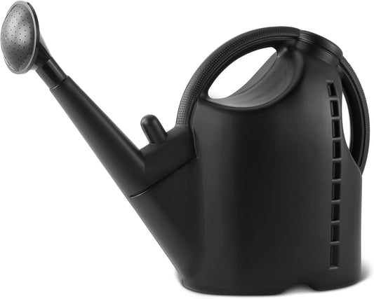 Watering Can, Black, 2.64 Gallon Capacity