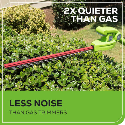 40V 20" Cordless Pole Hedge Trimmer, 2.0Ah Battery and Charger Included