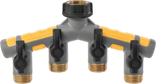 Garden Hose Manifold with Shut-offs