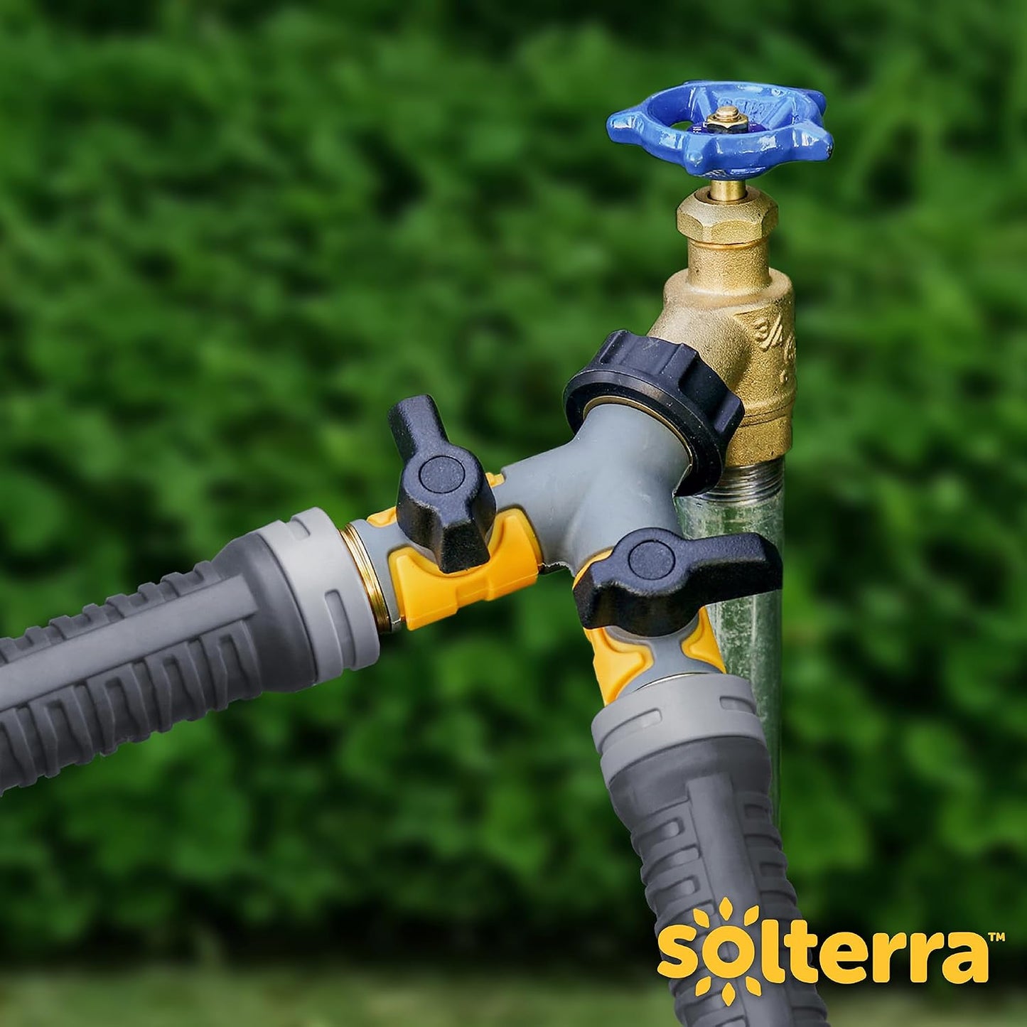 Garden Hose Manifold with Shut-offs
