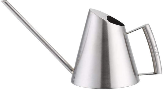 Stainless Steel Watering Can, 900ml, Long Spout, Brushed Finish, Indoor House Plants, Silver, 10.24x6.69x5 Inch