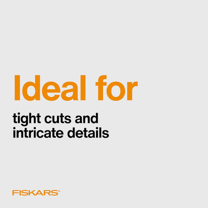 98087097J Curved Craft Scissors, 4 Inch, steel and orange