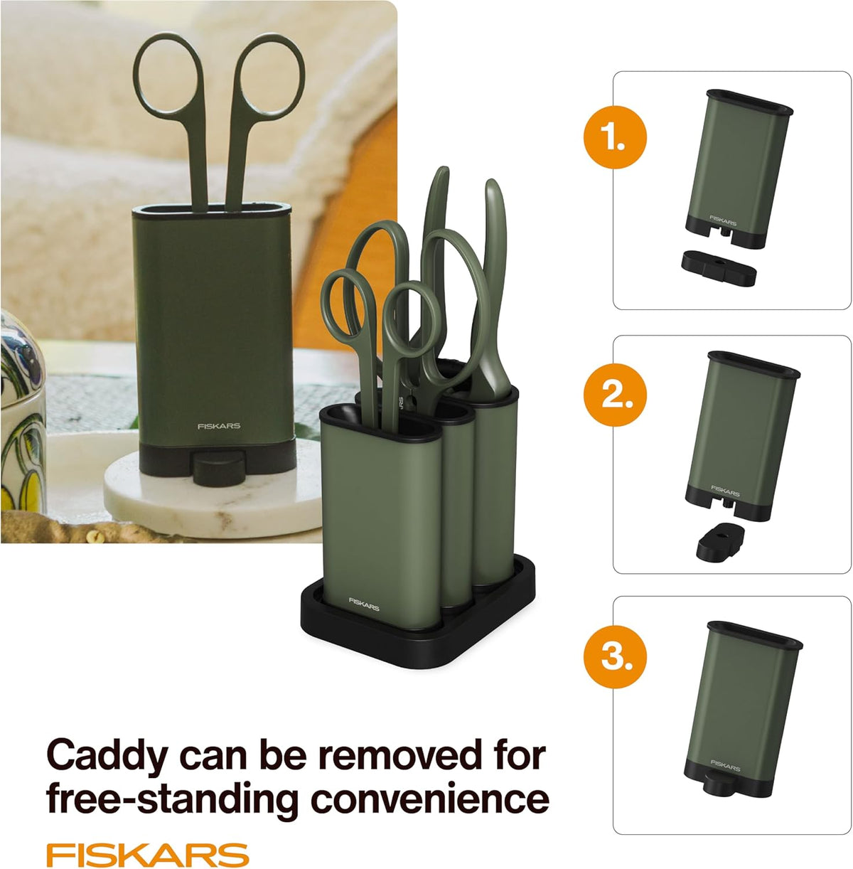 Indoor Plant Care 3-Piece Set, Precision Gardening Tools, Green