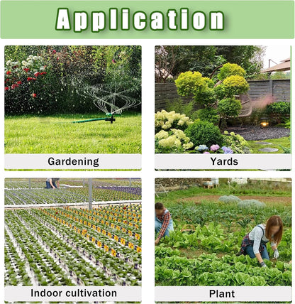 240FT Drip Irrigation System,Irrigation System for Garden with 1/2 inch Hose 1/4 inch Distribution Tubing and Accessories,Drip Irrigation Parts Garden Watering System