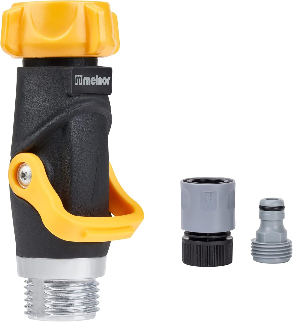 65171AMZ Lever Flow Through Valve Connector Bundle, 1 Count (Pack of 1), Yellow, Black, Grey