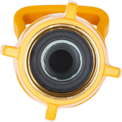 65171AMZ Lever Flow Through Valve Connector Bundle, 1 Count (Pack of 1), Yellow, Black, Grey