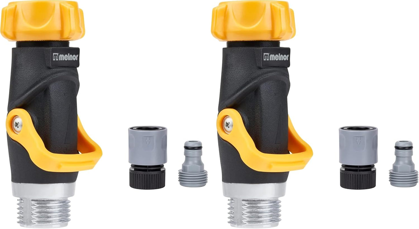 65171AMZ Lever Flow Through Valve Connector Bundle, 1 Count (Pack of 1), Yellow, Black, Grey