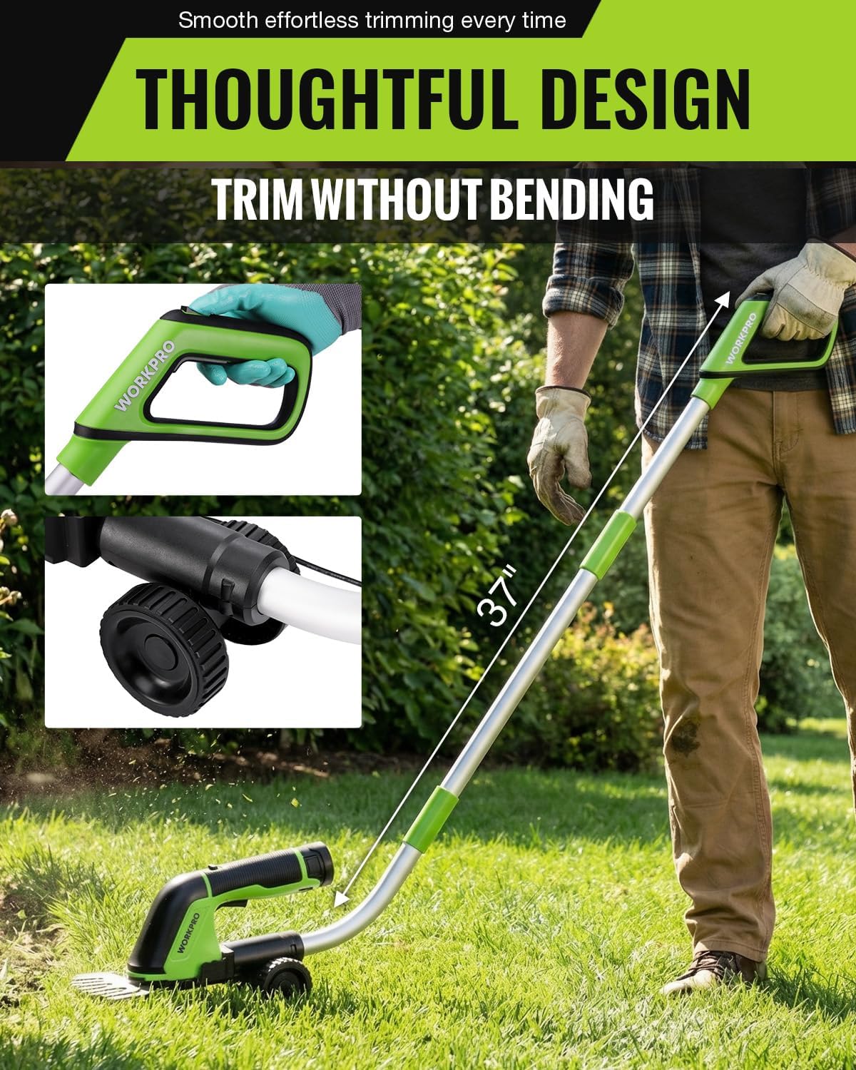 12V Cordless Grass Shear & Hedge Trimmer