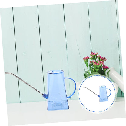 Transparent Watering can with Long Spout Clear Watering can for Indoor Plants Small Watering Kettle for Succulents Houseplants Patio .28 X 4.33 X 4.33 in 1 Pack