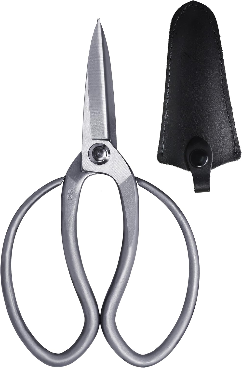 Bonsai Scissors Long Blade Made in Japan 8", Japanese Stainless Steel Blade, Large Okubo Shears for Bonsai and Garden Use