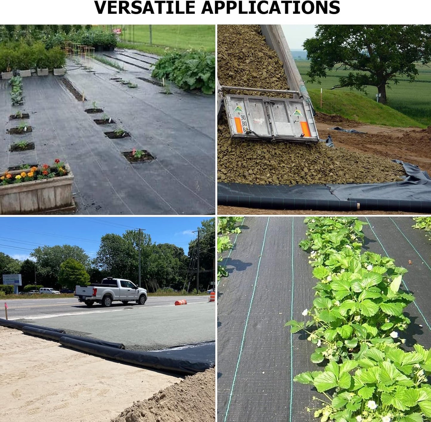 Driveway Fabric,13x115 ft Road Fabric Commercial Weed Barrier Fabric, Landscape Fabric Heavy Duty 5OZ French Drain Fabric for Erosion Control,Landscape Fabric,Weed Barrier,Construction Projects