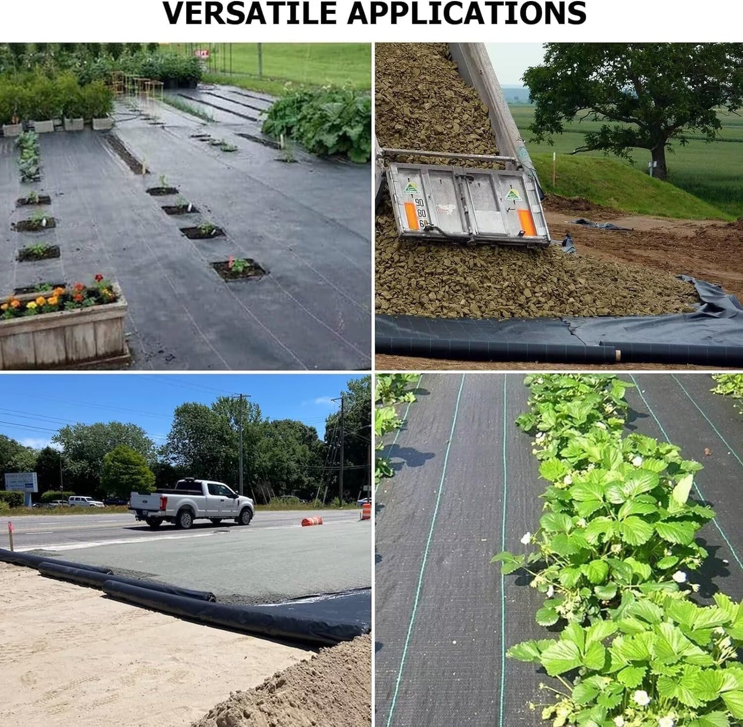Driveway Fabric,13x115 ft Road Fabric Commercial Weed Barrier Fabric, Landscape Fabric Heavy Duty 5OZ French Drain Fabric for Erosion Control,Landscape Fabric,Weed Barrier,Construction Projects
