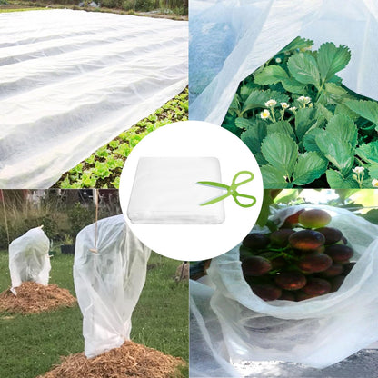 Plant Covers Freeze Protection 10ft x 33ft 1.1 oz Frost Cloth Plant Freeze Protection, Frost Blankets for Outdoor Plants Winter or Floating Row Covers Shade Cloth for Gardens, Vegetables