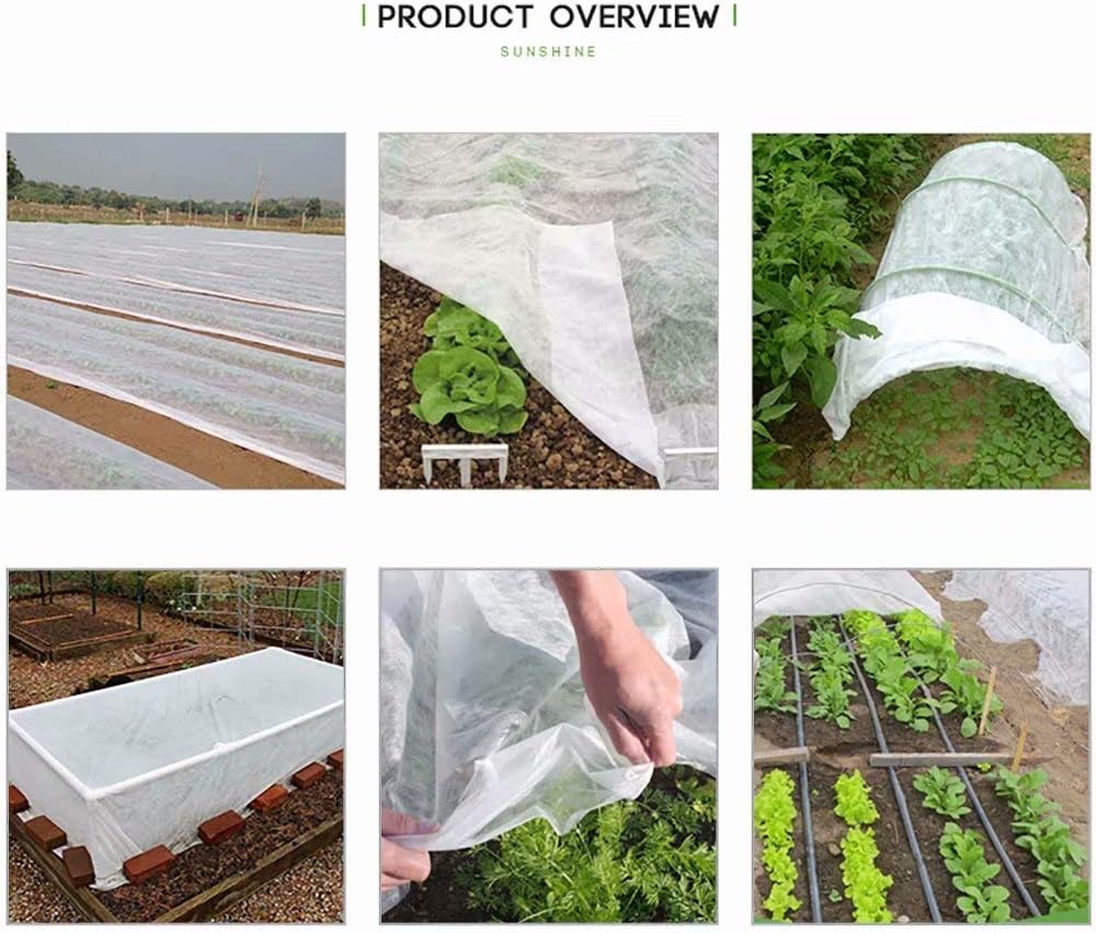 Plant Covers Freeze Protection Row Covers 1.5oz 7'x50' Frost Cover for Freeze Protection,Frost Blanket for Plants,White - Colors B