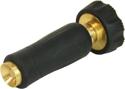 6-9476: High Pressure 3.5-inch Brass Twist Hose Nozzle, Heavy-Duty Adjustable Garden Hose Nozzle, Gardening, Watering and Irrigation, Outdoor Cleaning, Set of 2