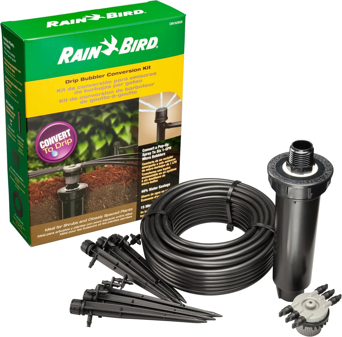 CNV182MBS Drip Irrigation Kit, 1/4"