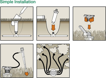 CNV182MBS Drip Irrigation Kit, 1/4"
