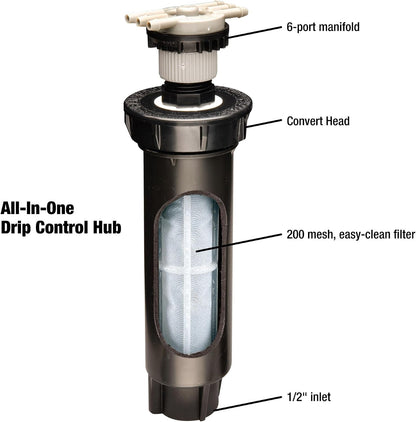 CNV182MBS Drip Irrigation Kit, 1/4"