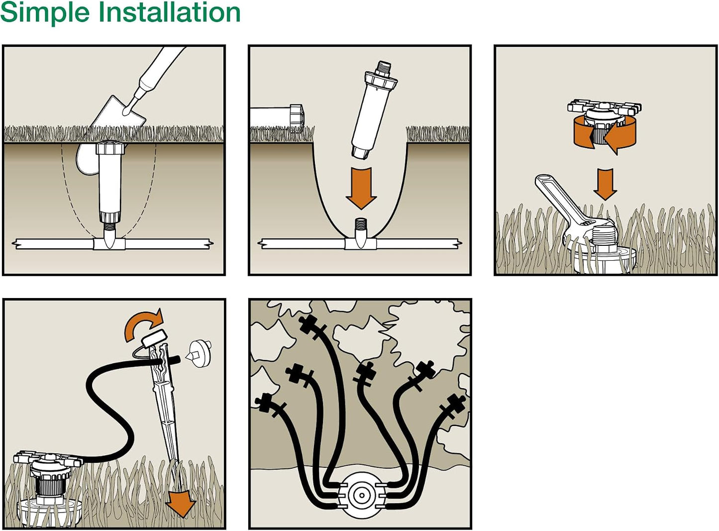 CNV182MBS Drip Irrigation Kit, 1/4"