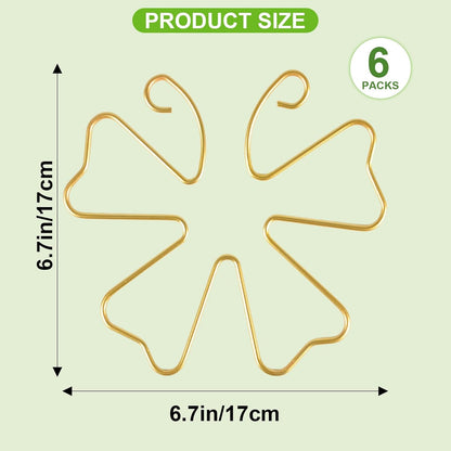 6pcs Plant Stem Support, Iron Monstera Plants Support, Plant Stem Holder