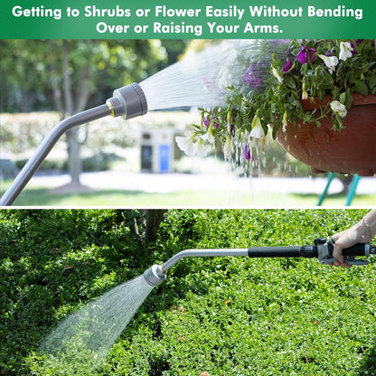 24 Inches Long Watering Wand for Garden Hose, Full Shower Spray Wand