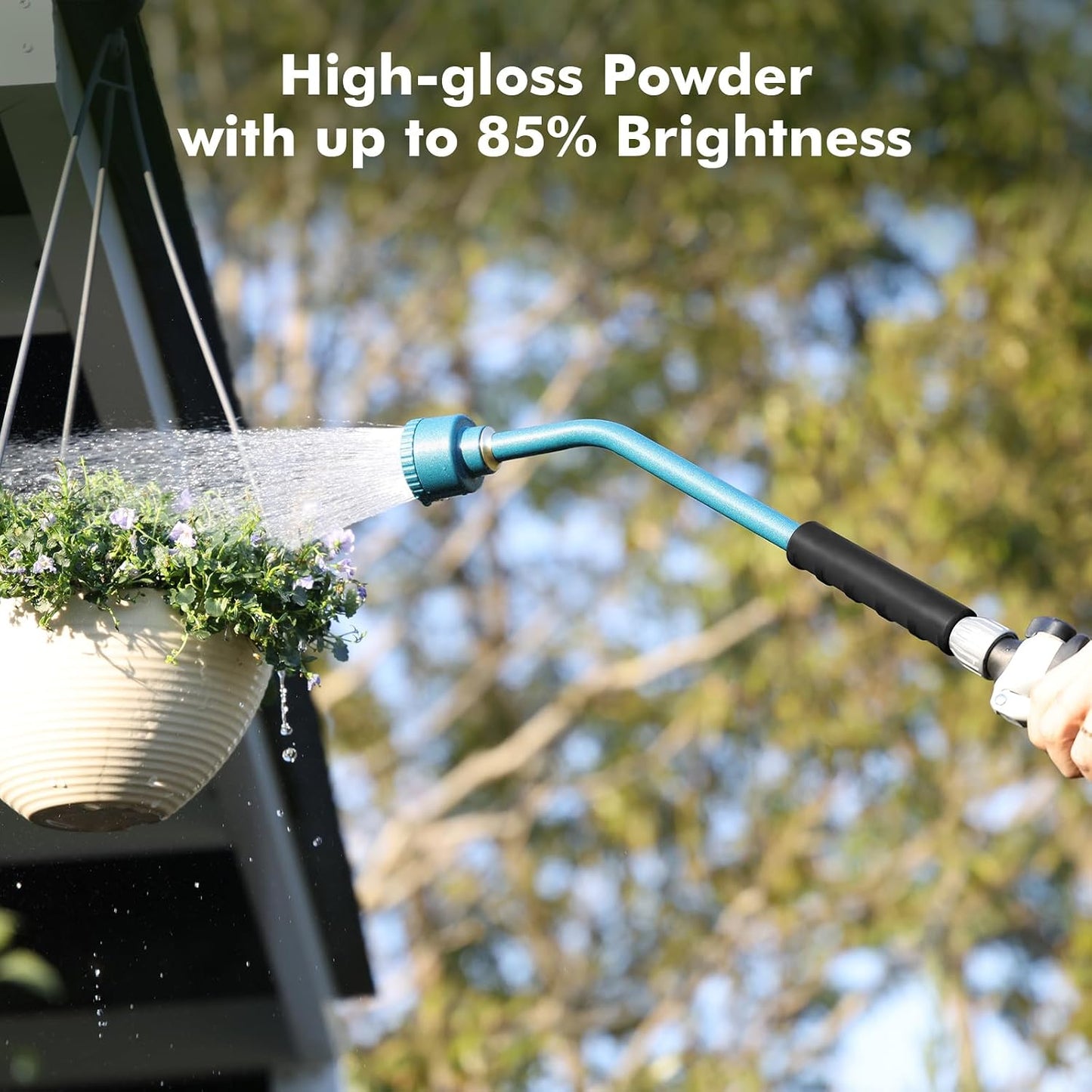 24 Inches Long Watering Wand for Garden Hose, Full Shower Spray Wand
