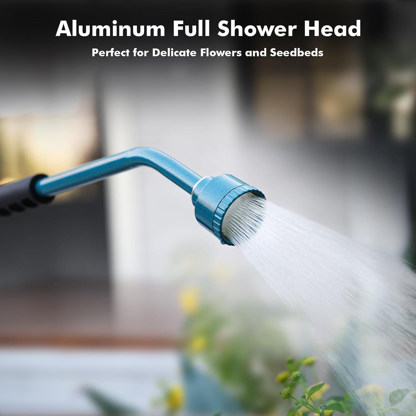 24 Inches Long Watering Wand for Garden Hose, Full Shower Spray Wand