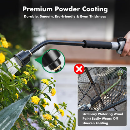 24 Inches Long Watering Wand for Garden Hose, Full Shower Spray Wand