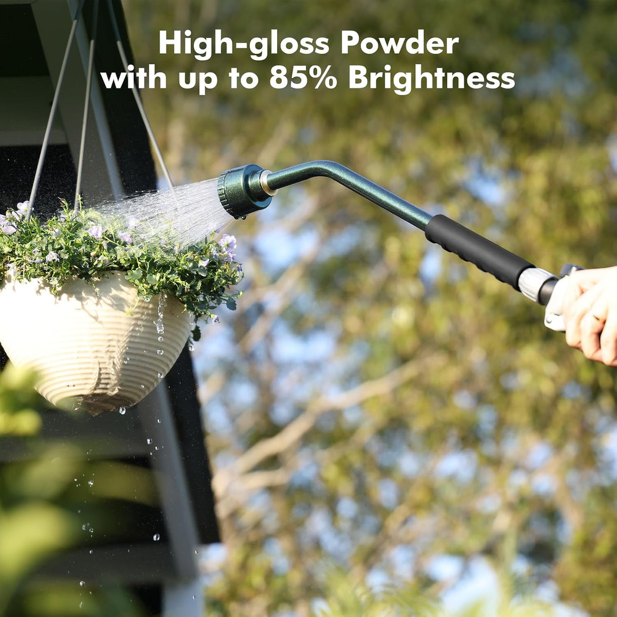 24 Inches Long Watering Wand for Garden Hose, Full Shower Spray Wand