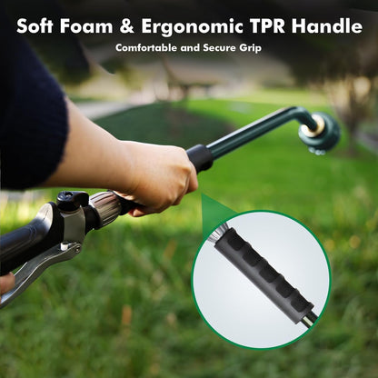 24 Inches Long Watering Wand for Garden Hose, Full Shower Spray Wand