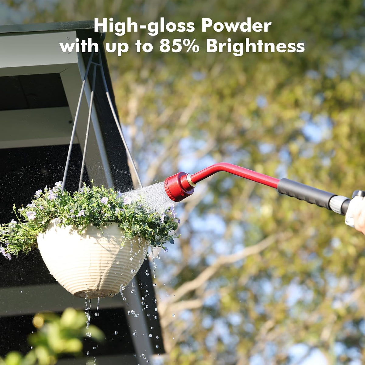24 Inches Long Watering Wand for Garden Hose, Full Shower Spray Wand