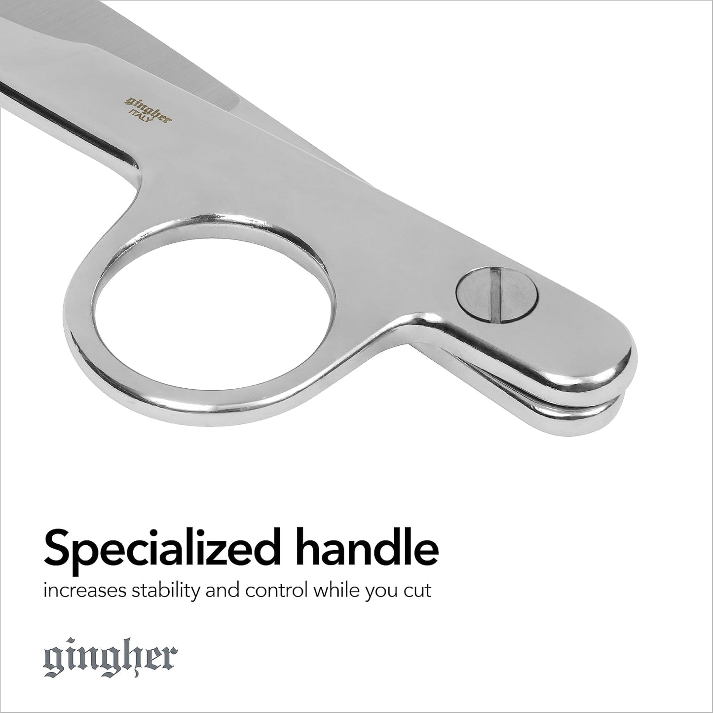 4.5" Spring-Action Knife-Edge Thread Nippers, Stainless Steel Shears, Sharp Knife Edge Fabric Scissors with Protective Leather Sheath, Chrome Plated Nickel Finish