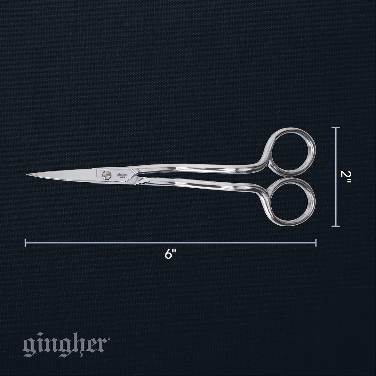 4.5" Spring-Action Knife-Edge Thread Nippers, Stainless Steel Shears, Sharp Knife Edge Fabric Scissors with Protective Leather Sheath, Chrome Plated Nickel Finish