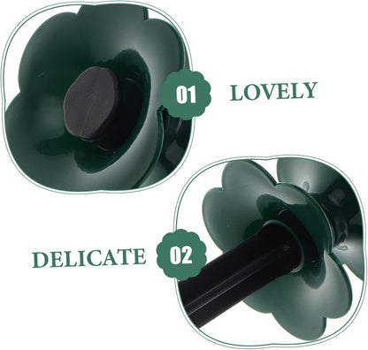 Garden Hose Guide Wheels 3 Pack Plastic Green for Plant Protection
