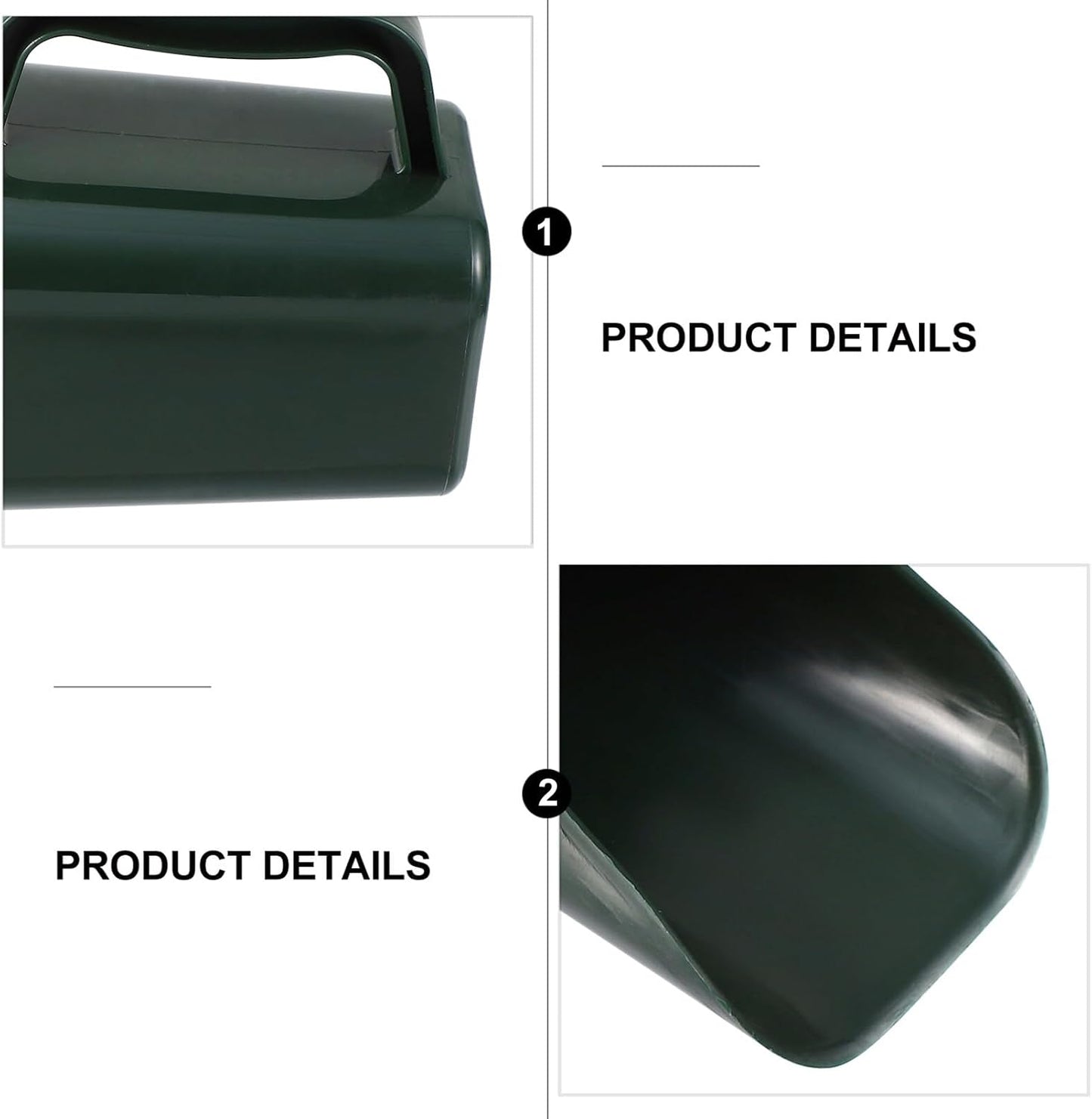Garden Soil Shovel 8.54 inch Plastic Bucket Shovel for Sieve Soil Potting Scoop Planting and Loosening Tool for Flower Succulents Vegetables