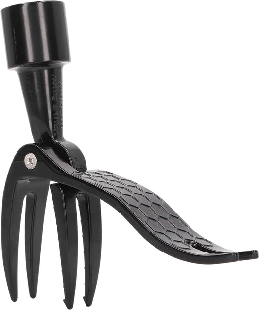 4 Claw Weed Puller Stand Up Weed Picker Tool Black Portable Weeding Head Tool