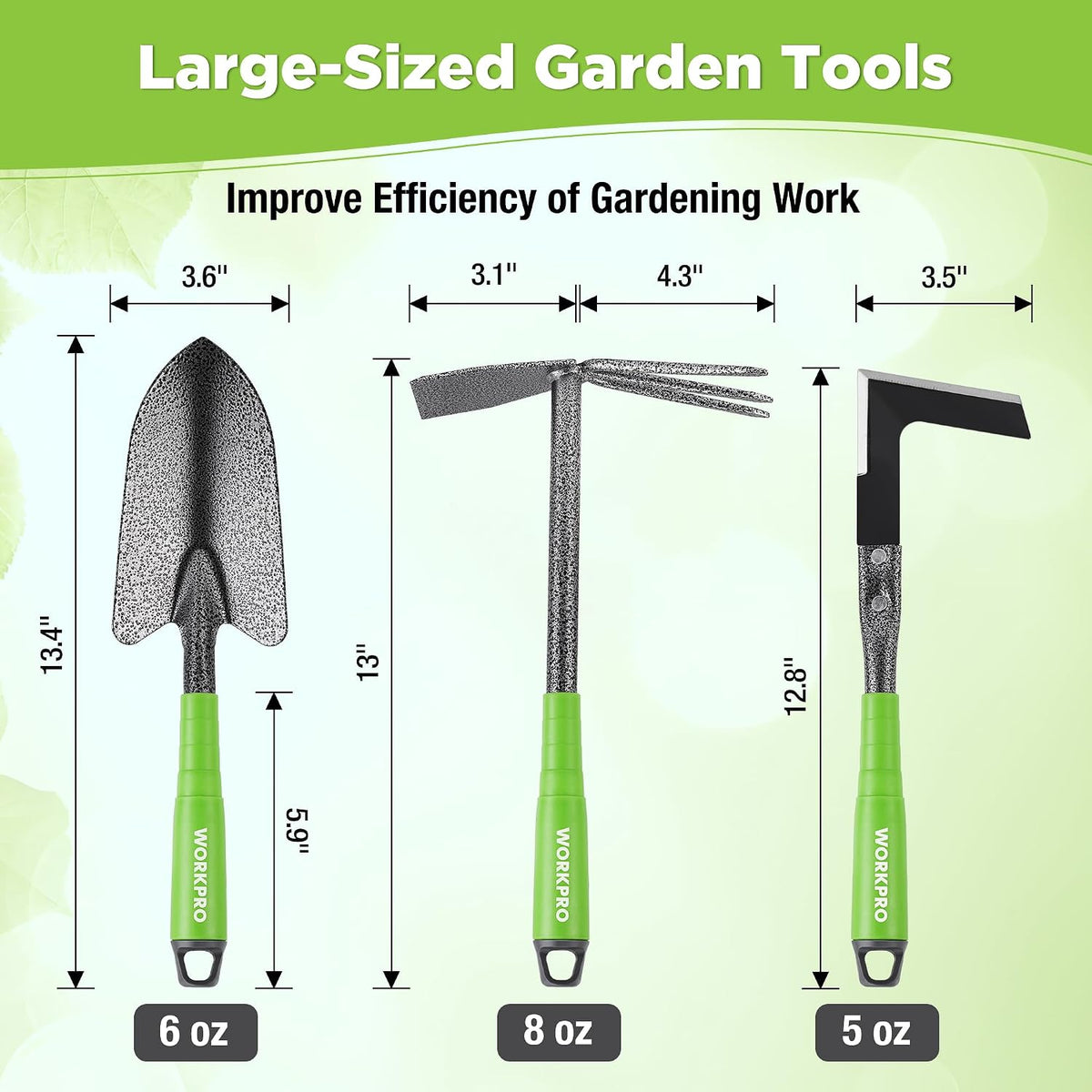 6-Piece Garden Tool Set