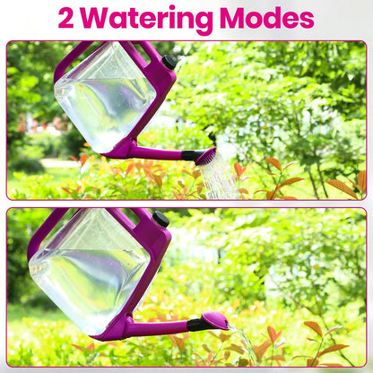 1 Gal Green Clear Plastic Foldable Watering Can