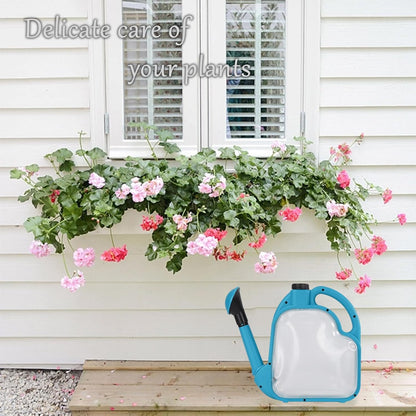 1 Gal Green Clear Plastic Foldable Watering Can