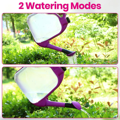 1 Gal Green Clear Plastic Foldable Watering Can