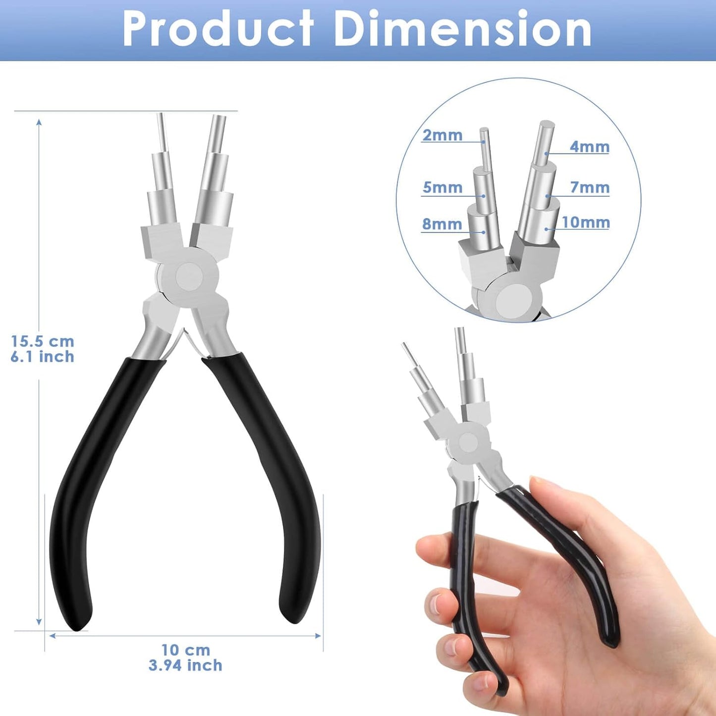 Wire Cutters, Small Side Cutters for Crafts, Flush Cutting Pliers for Jewelry Making, Floral Wire Cutters for Artificial Flowers, Zip Tie Cutters for Cable Tie, Wire Cutting Tool for Guitar Strings