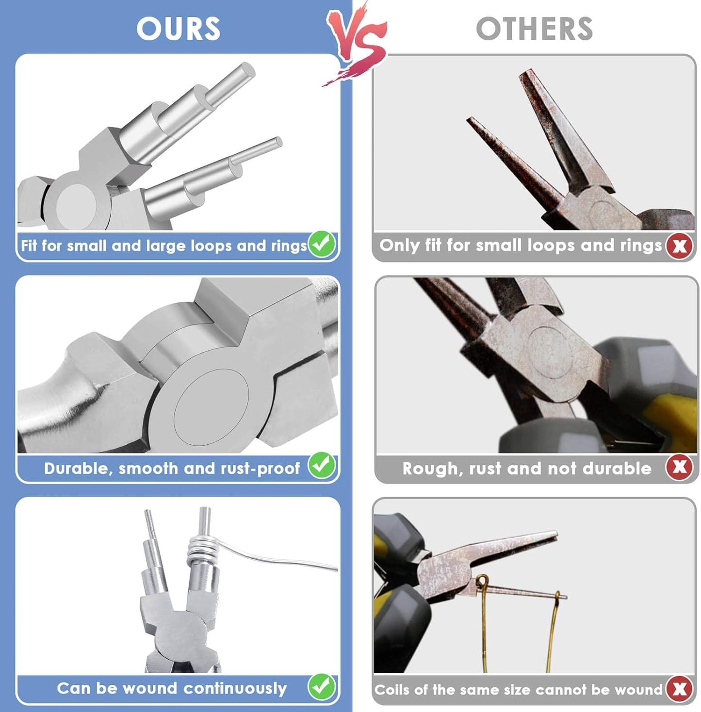 Wire Cutters, Small Side Cutters for Crafts, Flush Cutting Pliers for Jewelry Making, Floral Wire Cutters for Artificial Flowers, Zip Tie Cutters for Cable Tie, Wire Cutting Tool for Guitar Strings