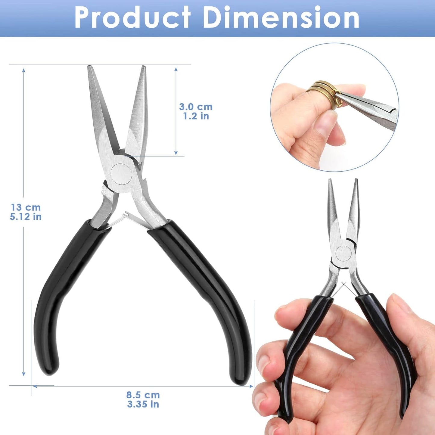 Wire Cutters, Small Side Cutters for Crafts, Flush Cutting Pliers for Jewelry Making, Floral Wire Cutters for Artificial Flowers, Zip Tie Cutters for Cable Tie, Wire Cutting Tool for Guitar Strings