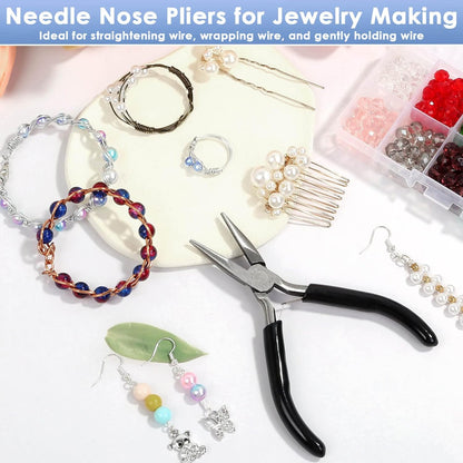Wire Cutters, Small Side Cutters for Crafts, Flush Cutting Pliers for Jewelry Making, Floral Wire Cutters for Artificial Flowers, Zip Tie Cutters for Cable Tie, Wire Cutting Tool for Guitar Strings