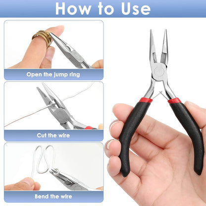 Wire Cutters, Small Side Cutters for Crafts, Flush Cutting Pliers for Jewelry Making, Floral Wire Cutters for Artificial Flowers, Zip Tie Cutters for Cable Tie, Wire Cutting Tool for Guitar Strings